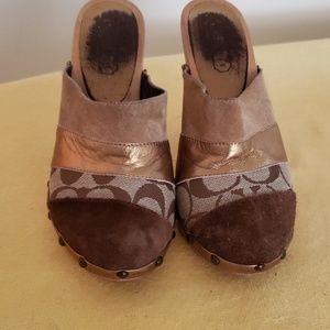 Vintage Coach Clogs